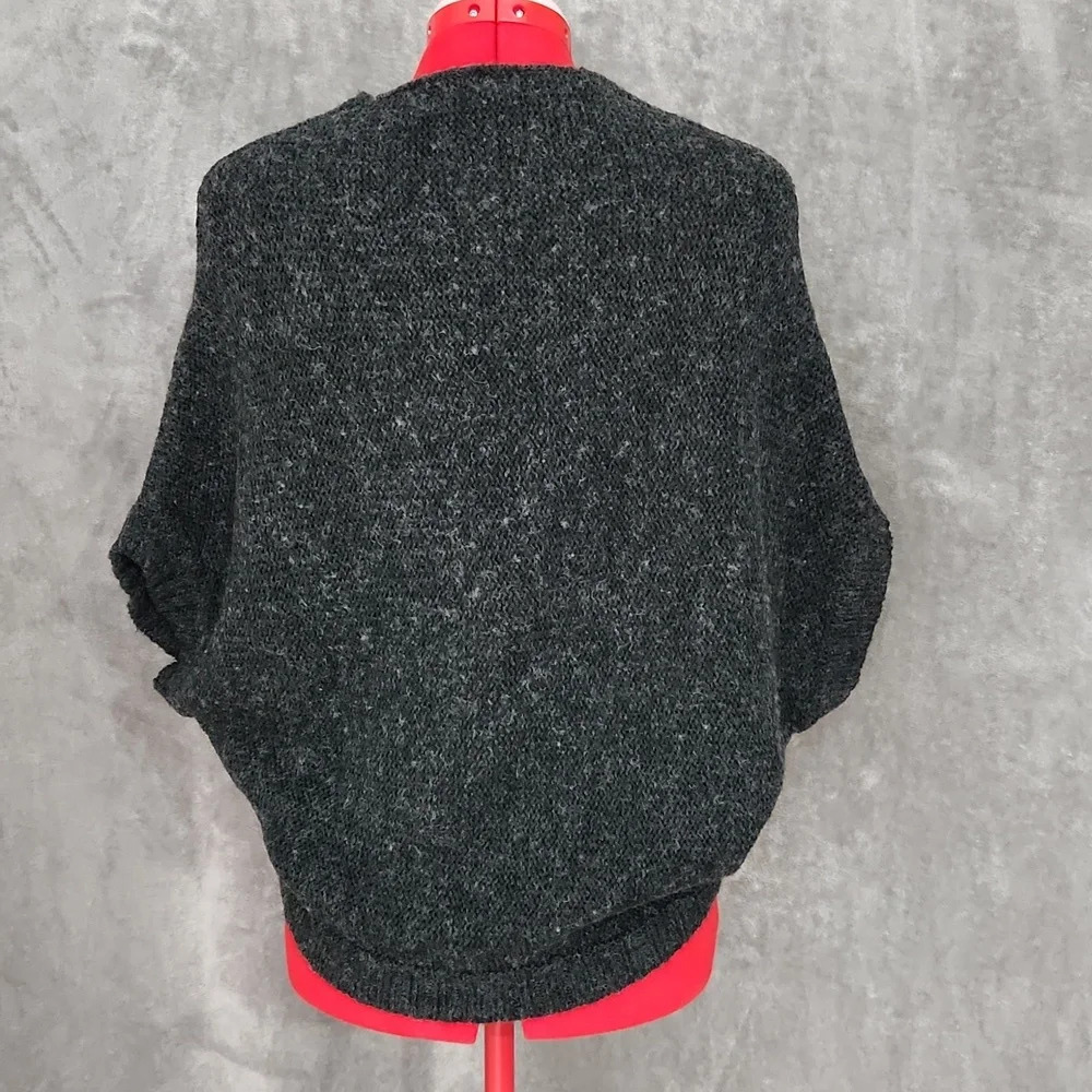 Tulle wool gray sweater size small - Picture 7 of 10